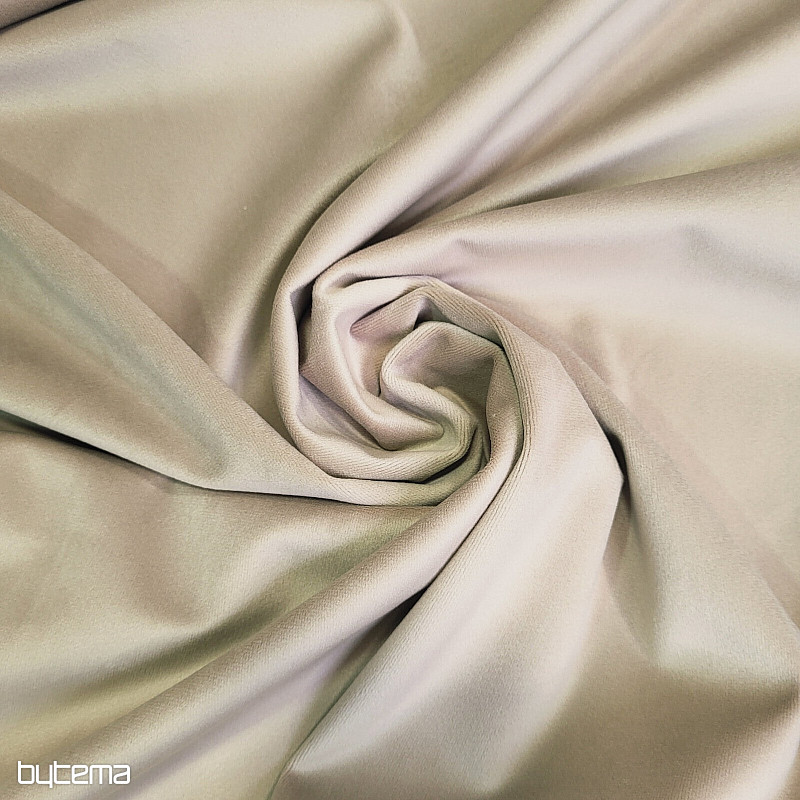 Lussuoso tessuto decorativo monocromatico di design GERSTER 77042/0023 beige chiaro