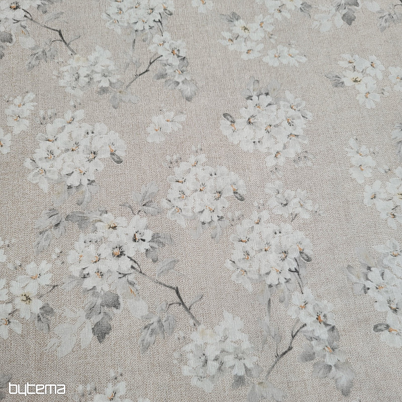 Tessuto decorativo grigio mandorla