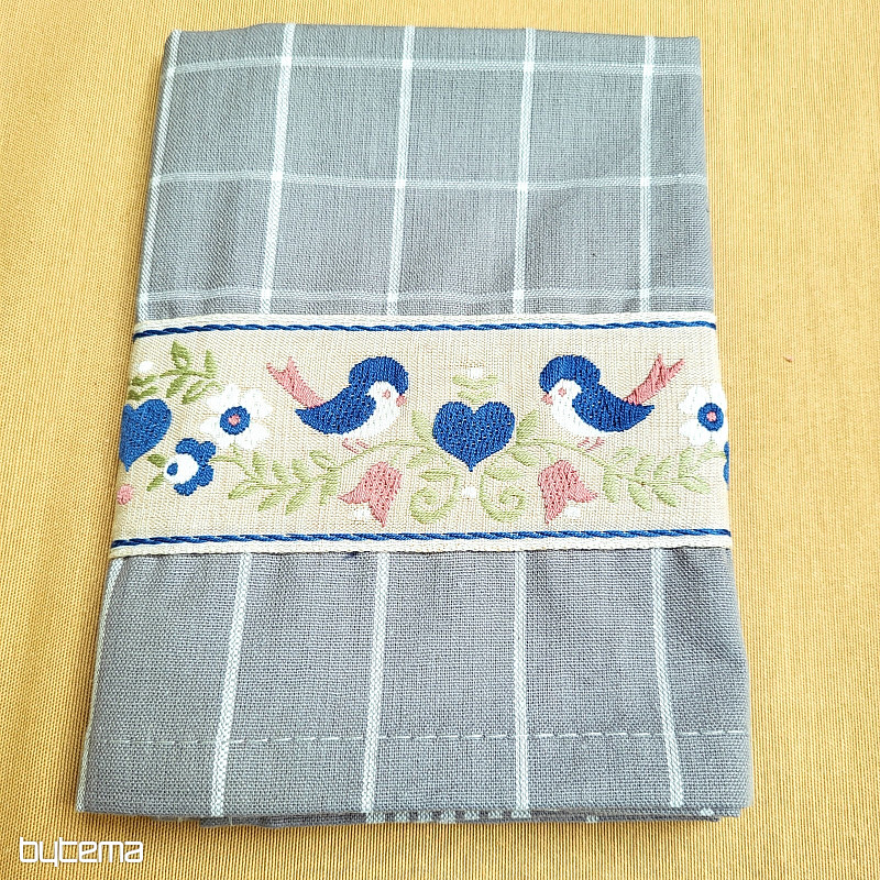 Asciugamani di GRANDMOTHER GREY WITH BIRDS