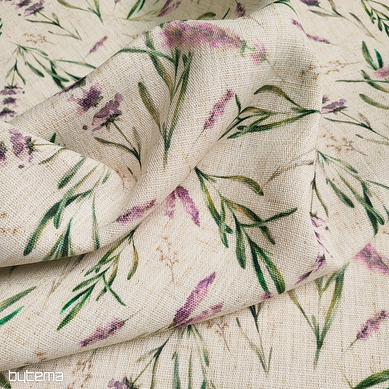 Tessuto decorativo LAVENDER LINO