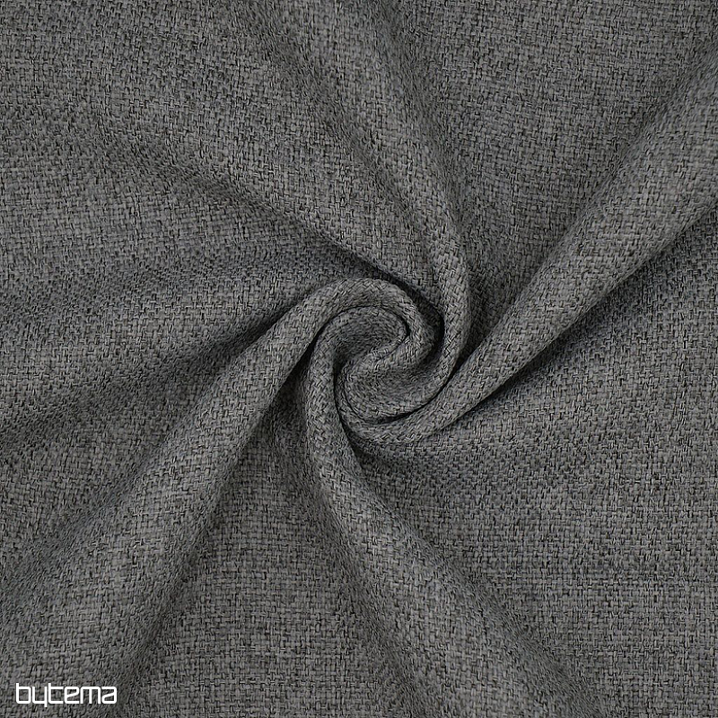 Tessuto decorativo di design a tinta unita DIM OUT GERSTER 77045/0840 GRIGIO SCURO