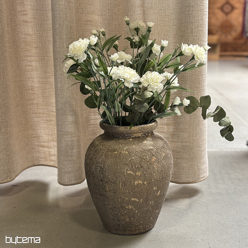 Vaso in ceramica TAVIR 24x30 color oro rustico