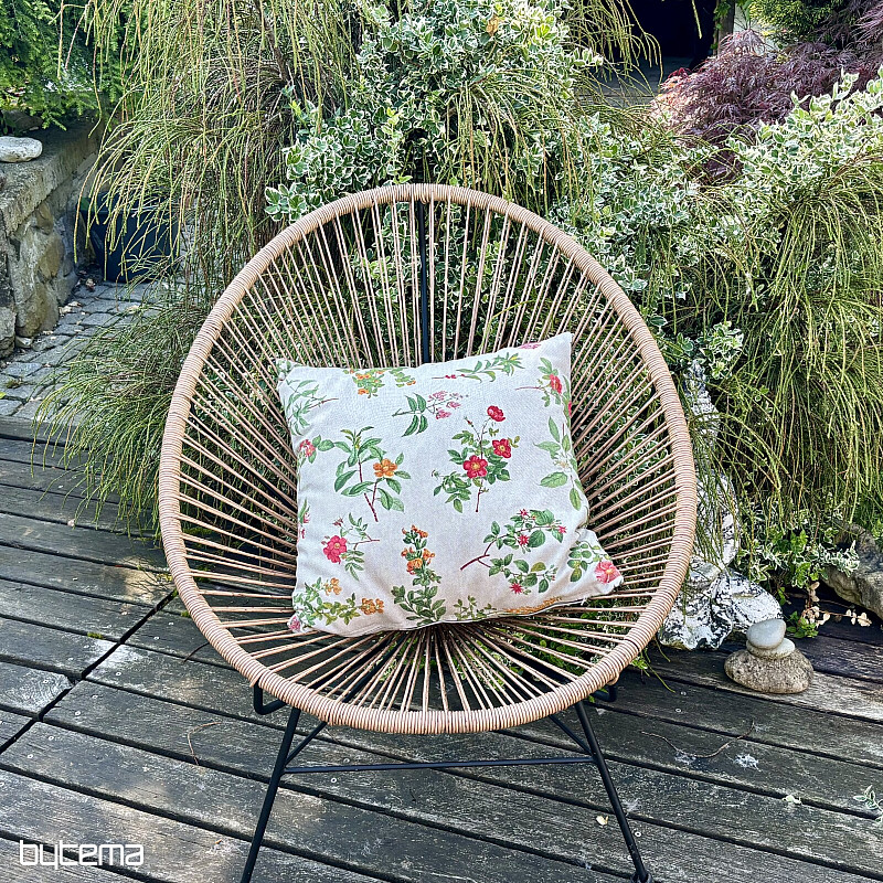 Federa decorativa con FIORI OREGON