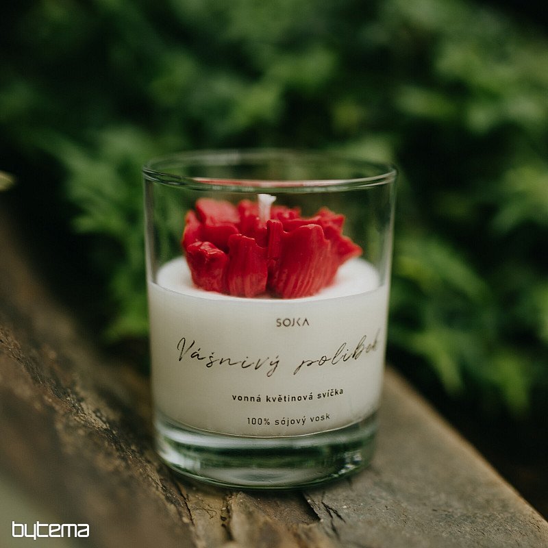 Candela profumata ai fiori
