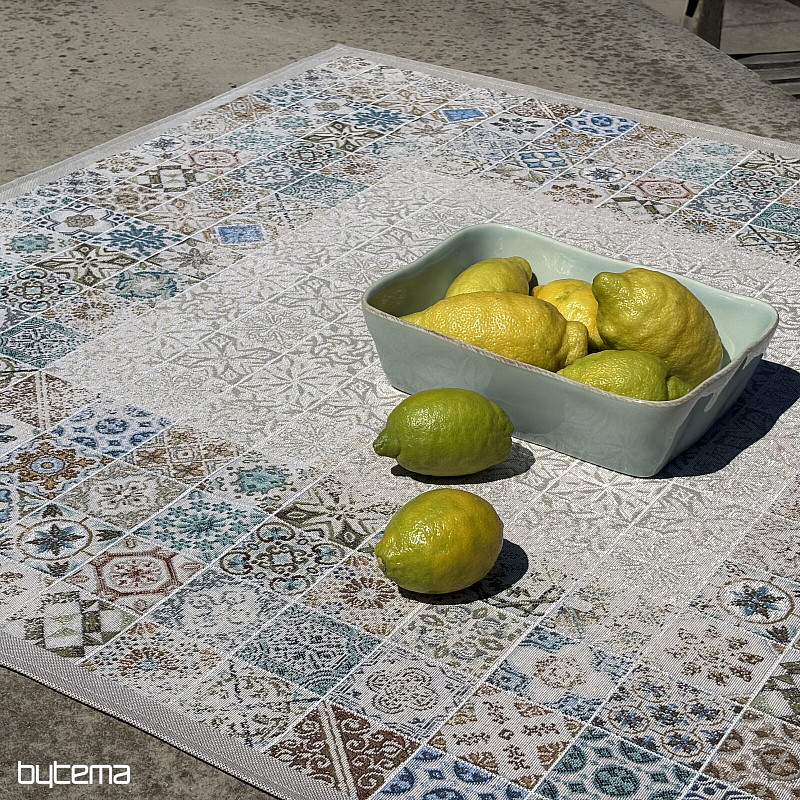Tovaglia e sciarpa in arazzo MOSAICO VINTAGE
