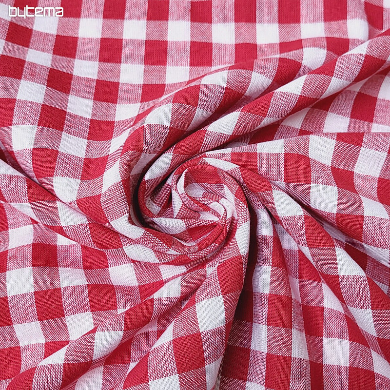 Tessuto decorativo KANAFAS rosso 1x1 cm