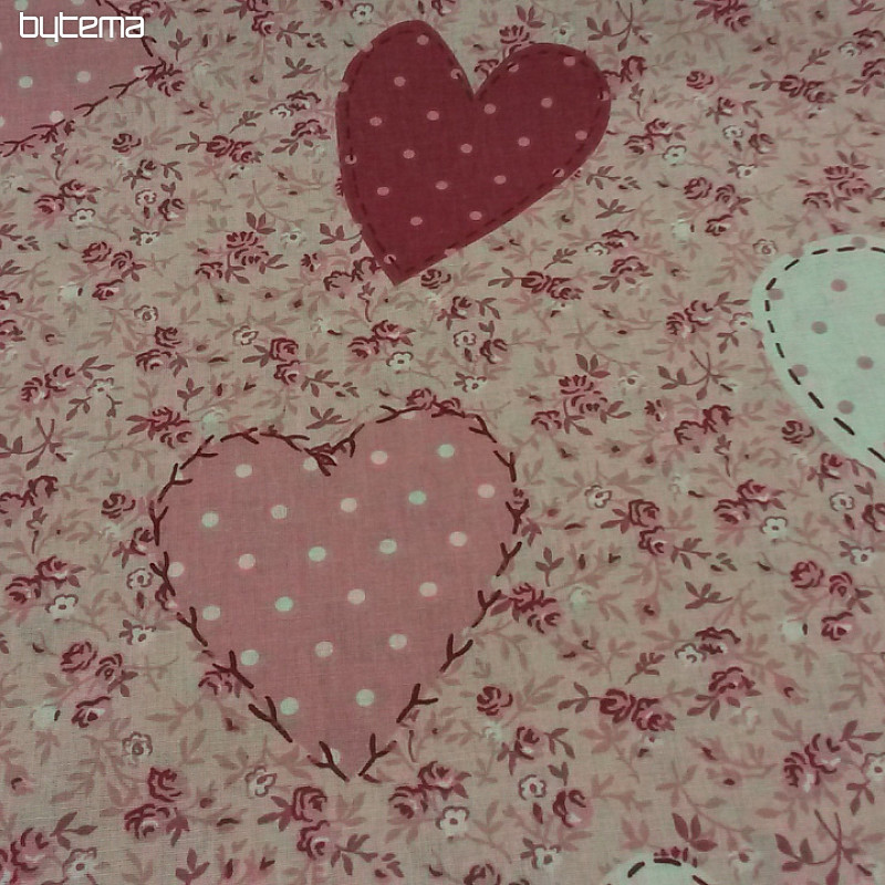 Tessuto in cotone LIBERTY cuore grande