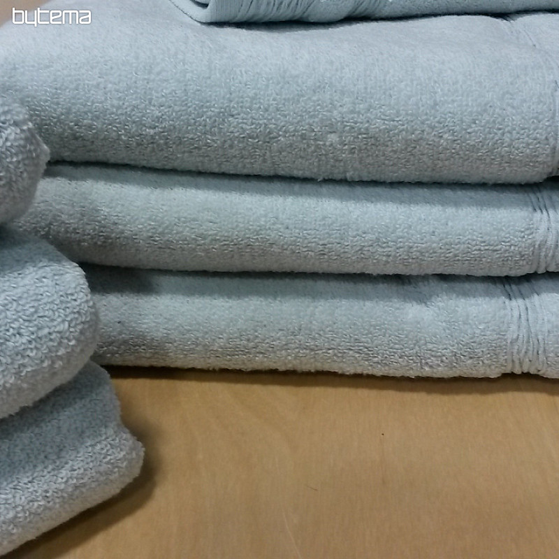 Asciugamano e telo bagno di lusso EGERIA verde grigio