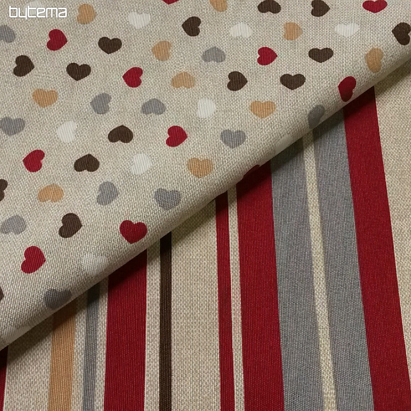 Tessuto decorativo MINI CUORI