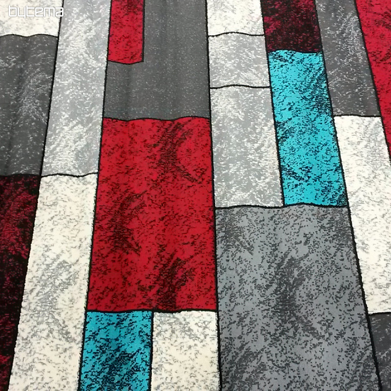 Pezzo tappeto AMAZON 1 grigio rosso