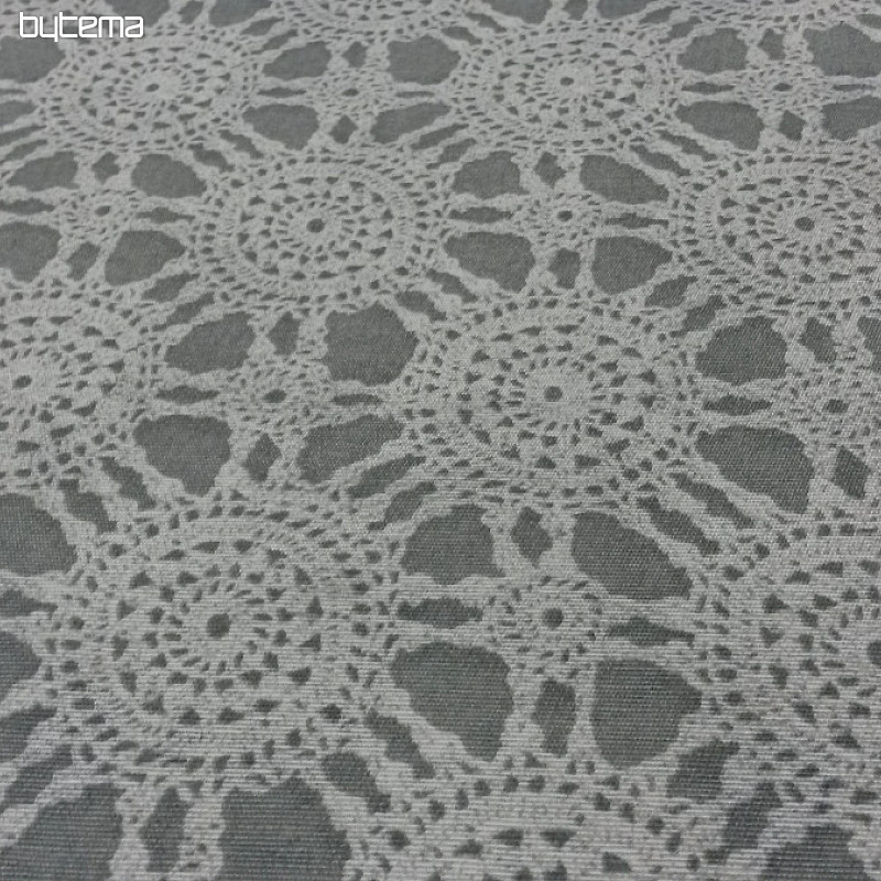 Tessuto decorativo PIZZO grigio