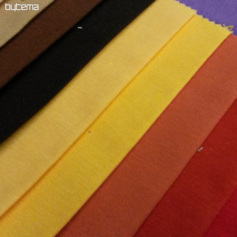 Tessuto decorativo giallo LISO