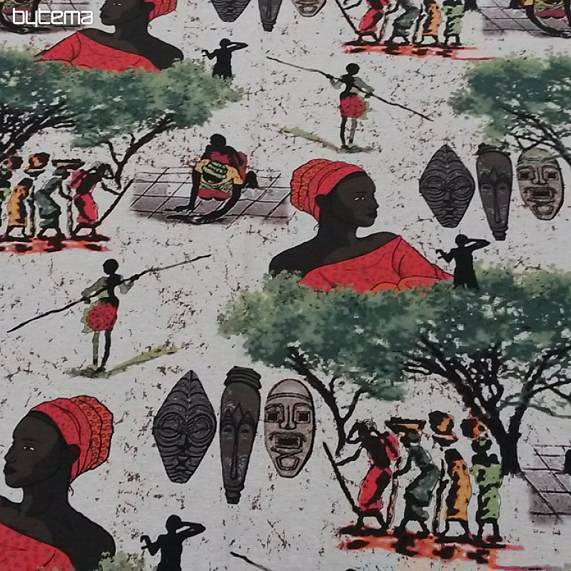 Tessuto decorativo di design AFRICA verde