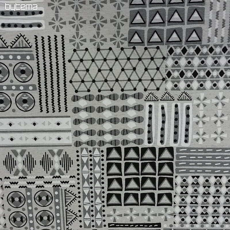 Tessuto decorativo GEO grigio