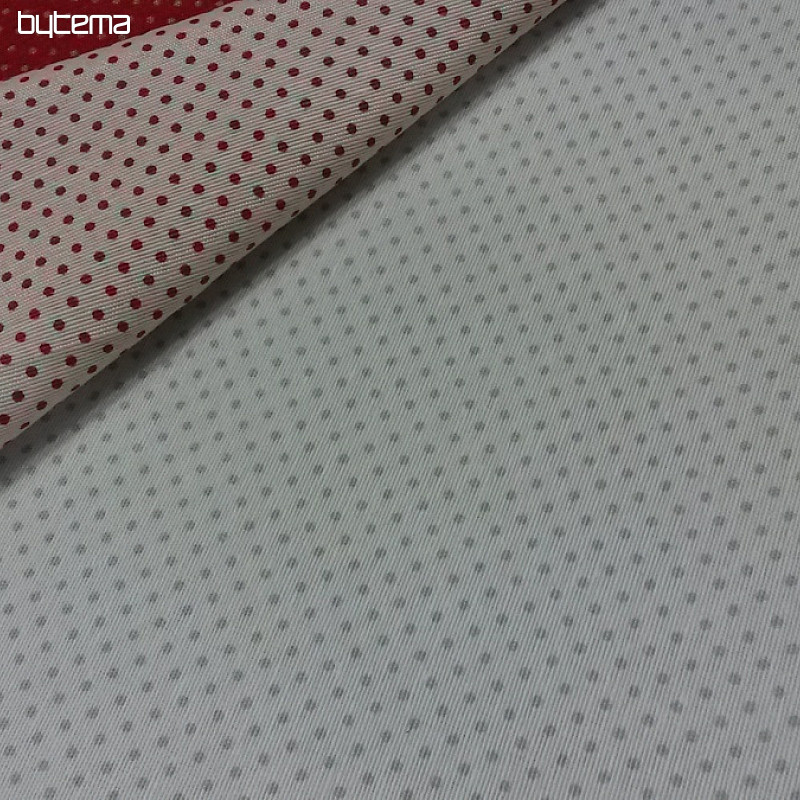 Tessuto decorativo ALBY pois grigio crema