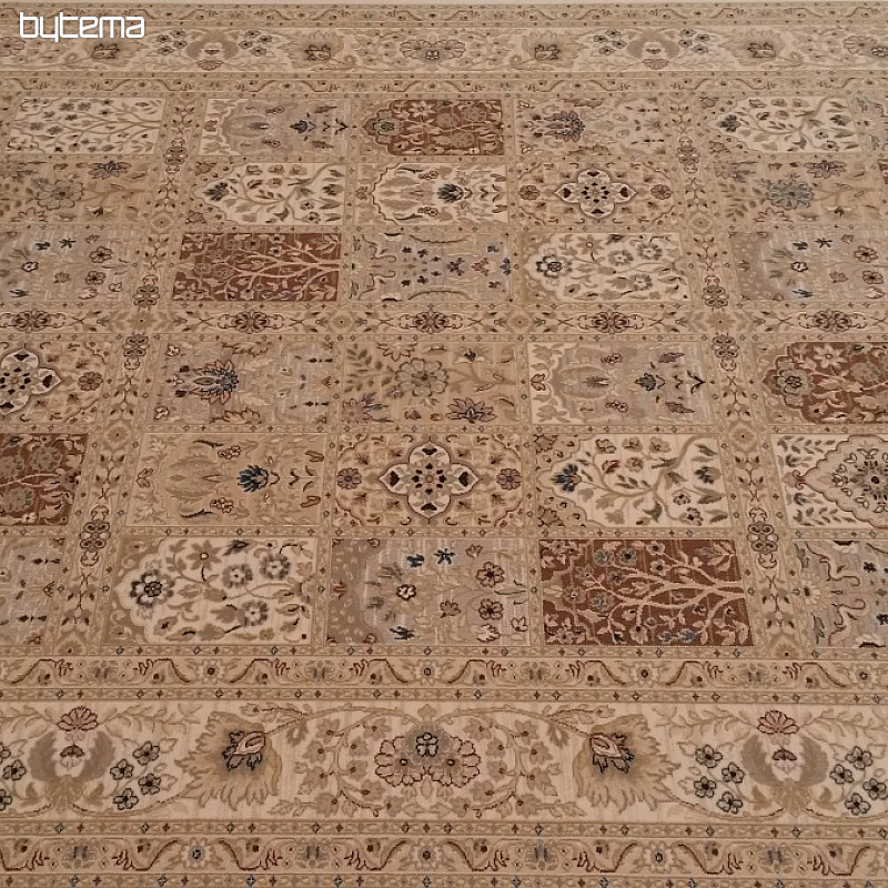 Tappeto classico in lana DIAMOND ORIENT a cassetta crema