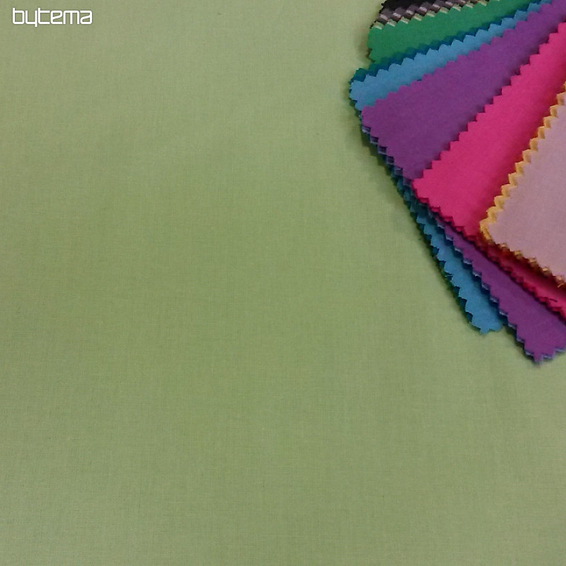 Tessuto cotone UNI verde chiaro