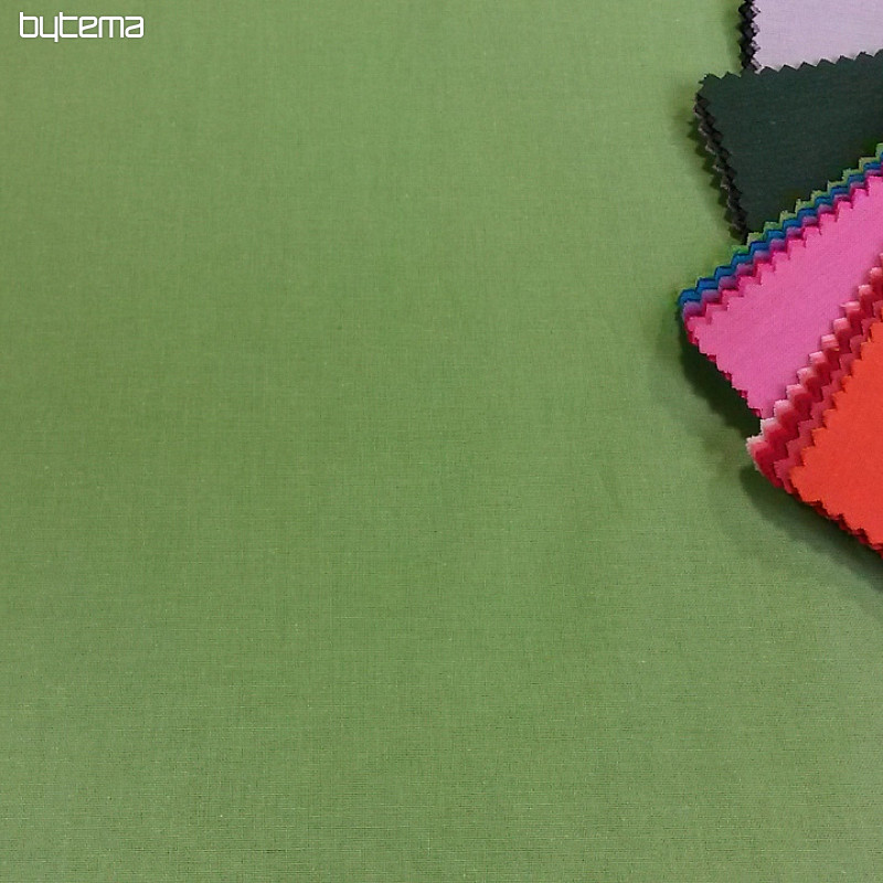 Tessuto cotone UNI pistacchio