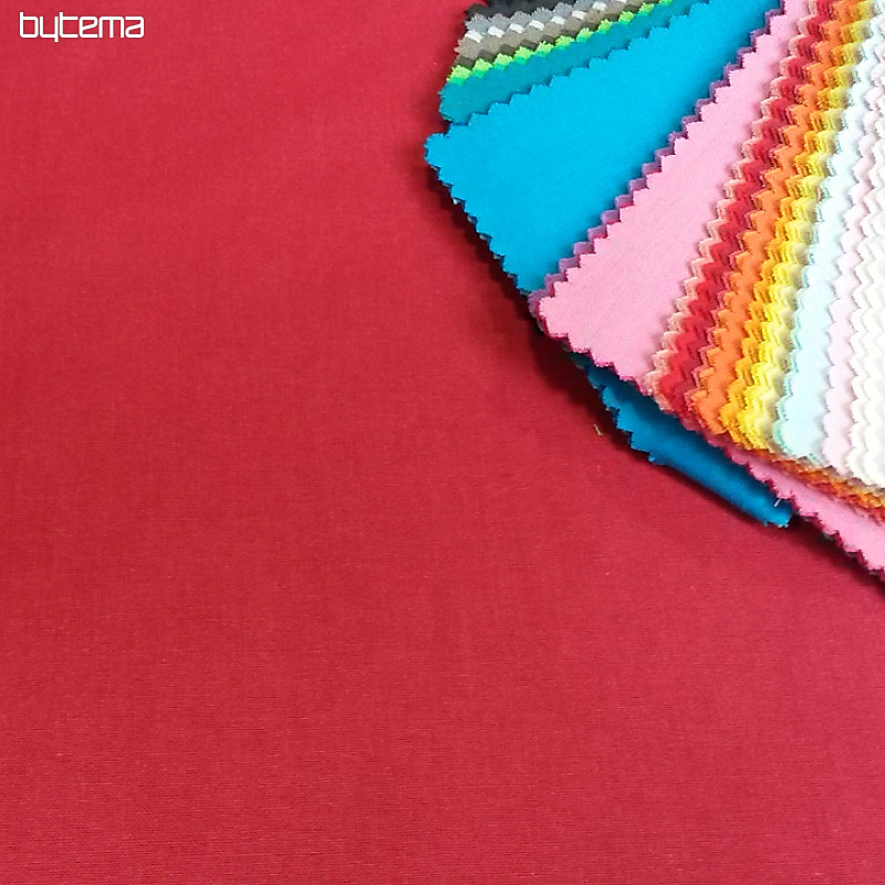 Tessuto cotone UNI rosso scuro