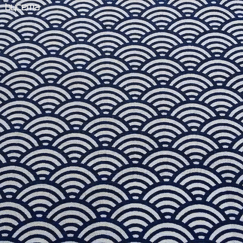 Tessuto decorativo SUSHIS blu