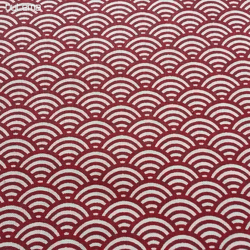 Tessuto decorativo SUSHIS rosso