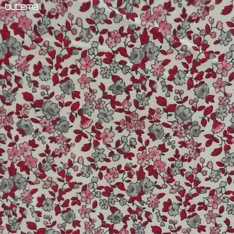 Tessuto decorativo LEONIE fiori 2