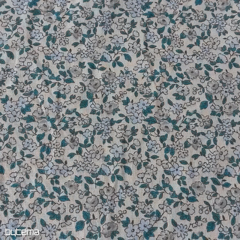 Tessuto decorativo LEONIE fiori 20