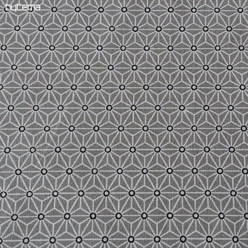 Tessuto decorativo SAKI 25 beige-grigio
