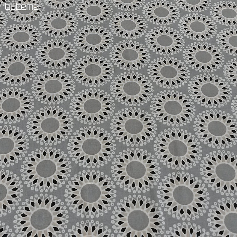 Tessuto di cotone grigio MALAWA