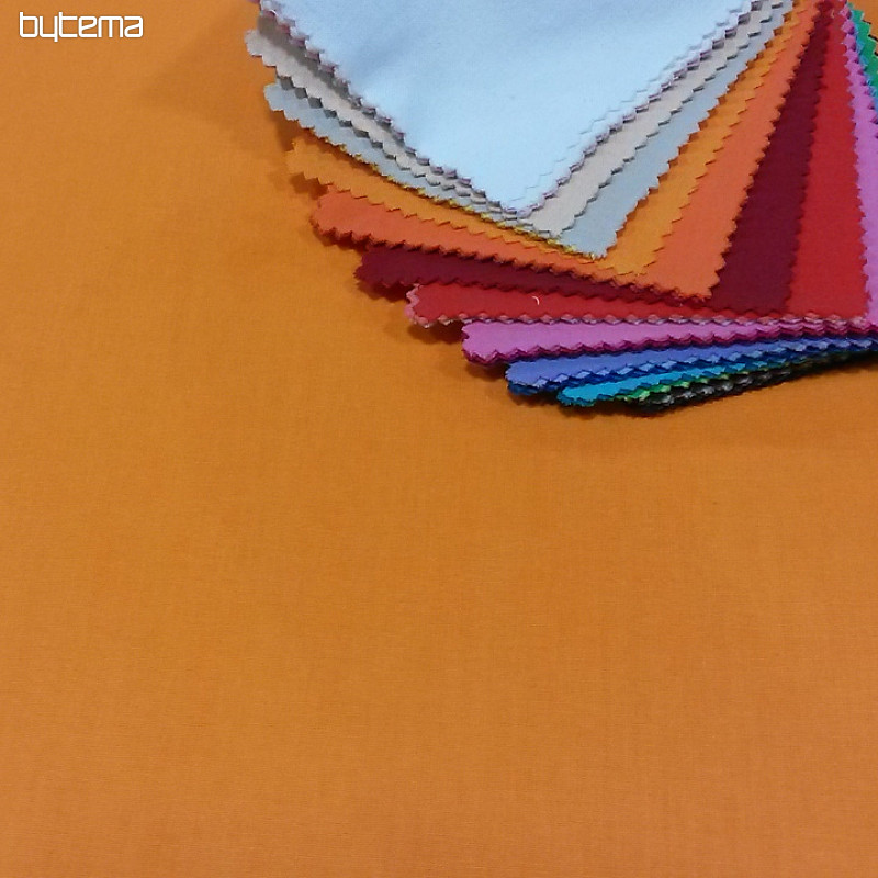 Tessuto cotone UNI arancio fresco