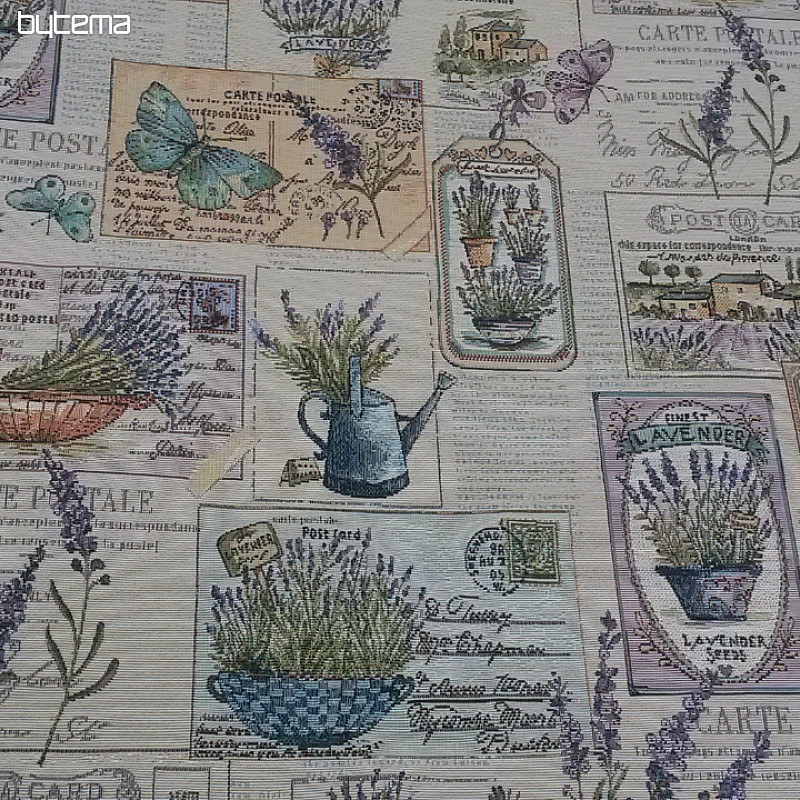 Tessuto per arazzo LAVENDER SEEDS GARDEN 3