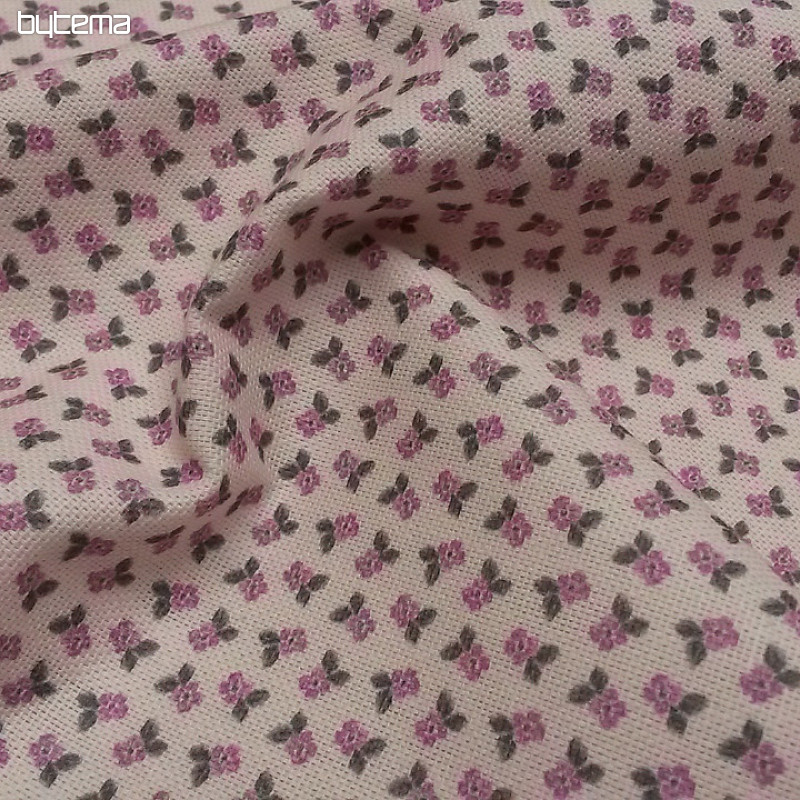 Tessuto decorativo FLOWERS ALBUM rosa