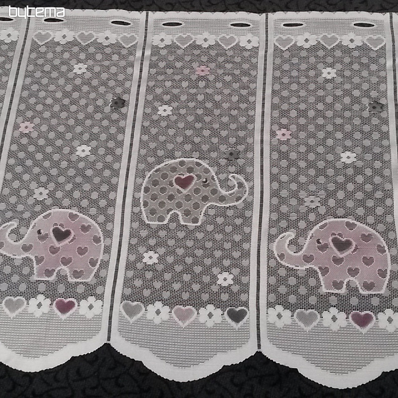 Tenda jacquard per bambini ELEFANTI II.
