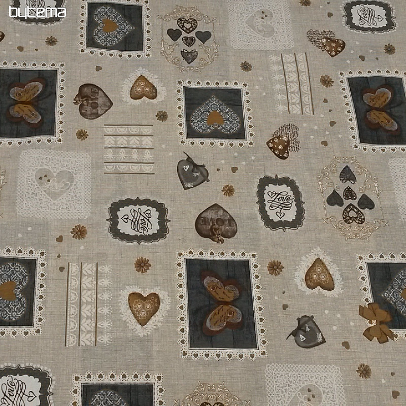 Tessuto decorativo CARLA grigio