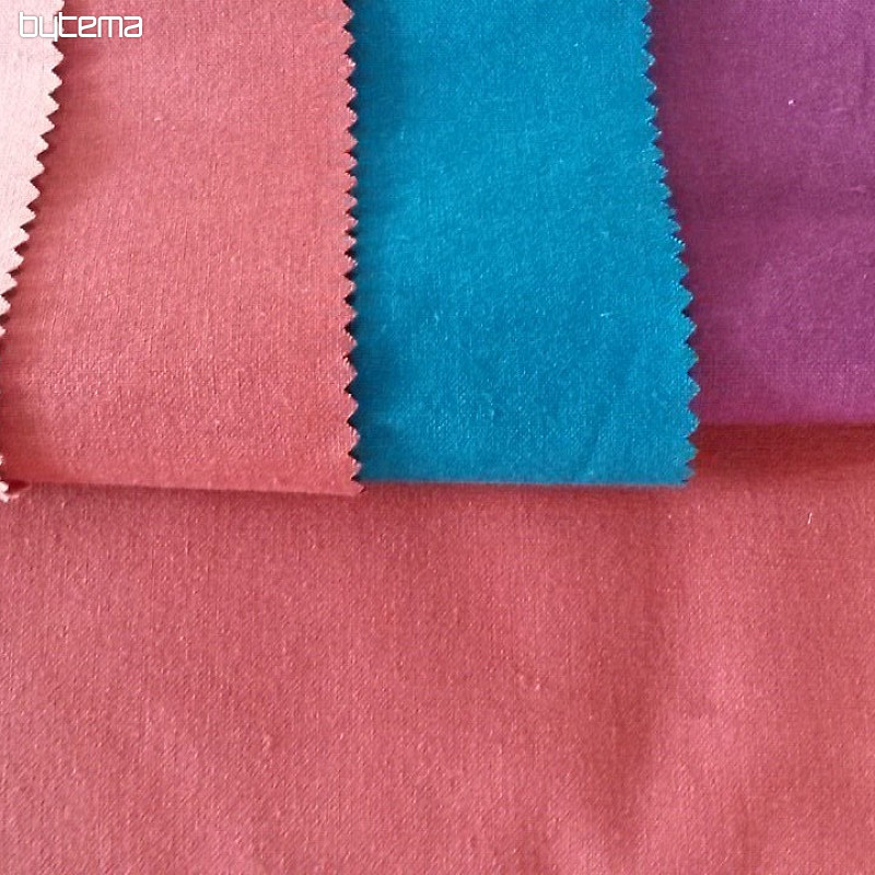 Tessuto di cotone UNI TOMETTE cannella