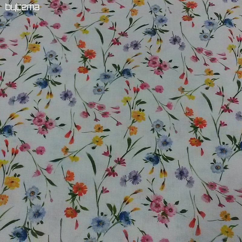 Tessuto di cotone JARDINS C multicolore