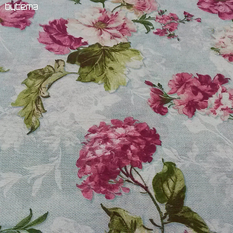 Tessuto decorativo HORDENZIE LEONE turchese