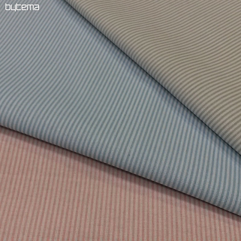 Tessuto in cotone BABY STRIPE grigio
