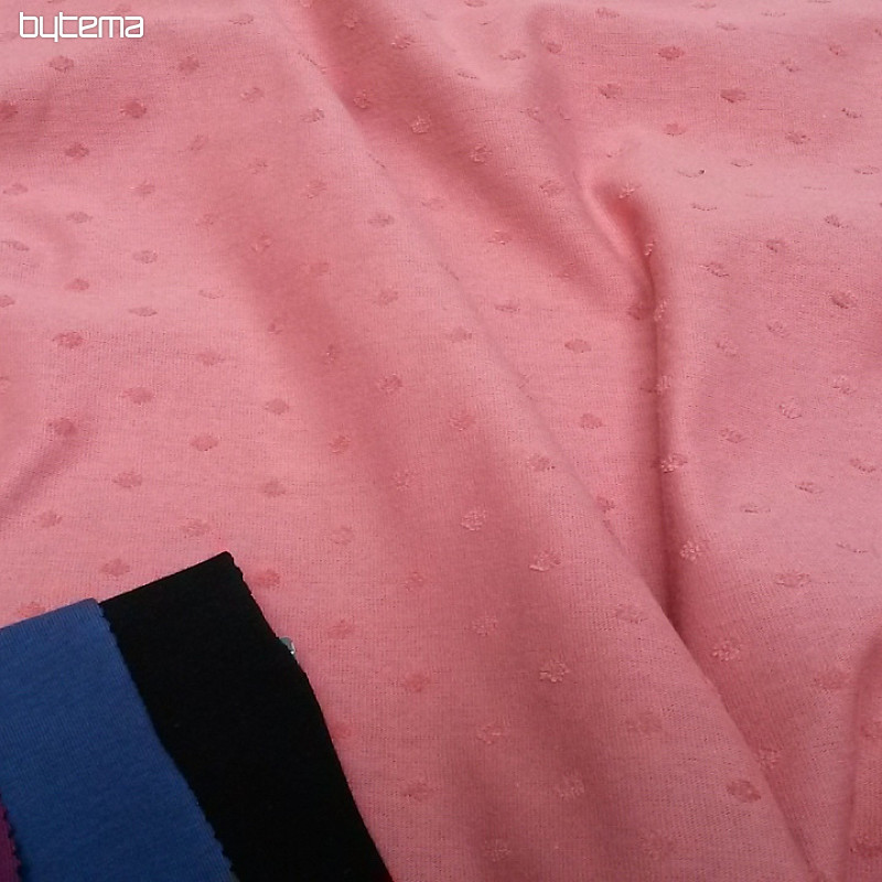 Maglia di cotone RILIEVO corallo