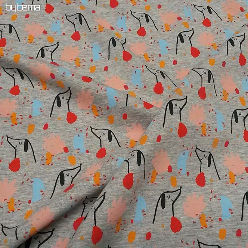Maglia di cotone stampa PEJSCI grigia
