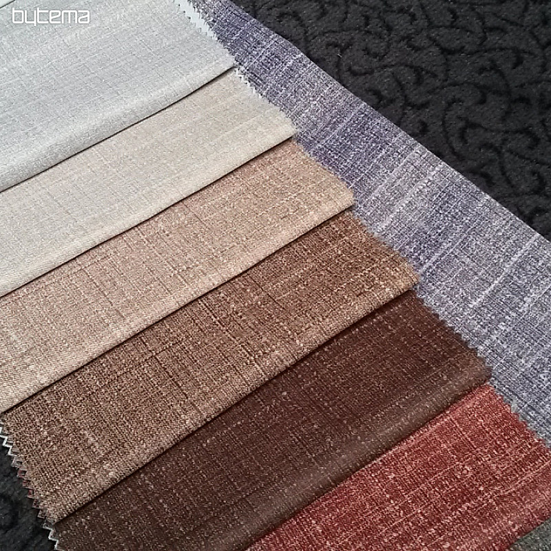 Tessuto decorativo DIMOUT per tende marrone 15