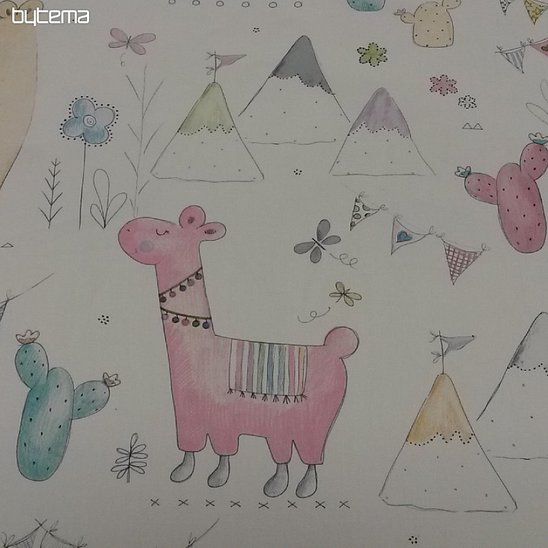 Tessuto decorativo per bambini LAMY rosa