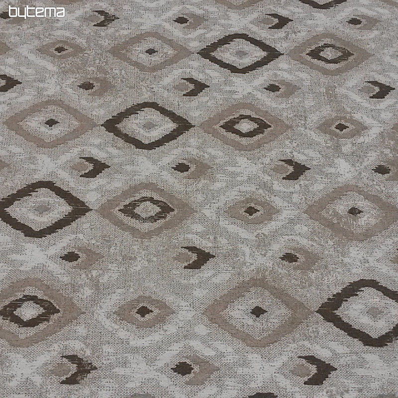 Tessuto decorativo TULUM ROMBO marrone