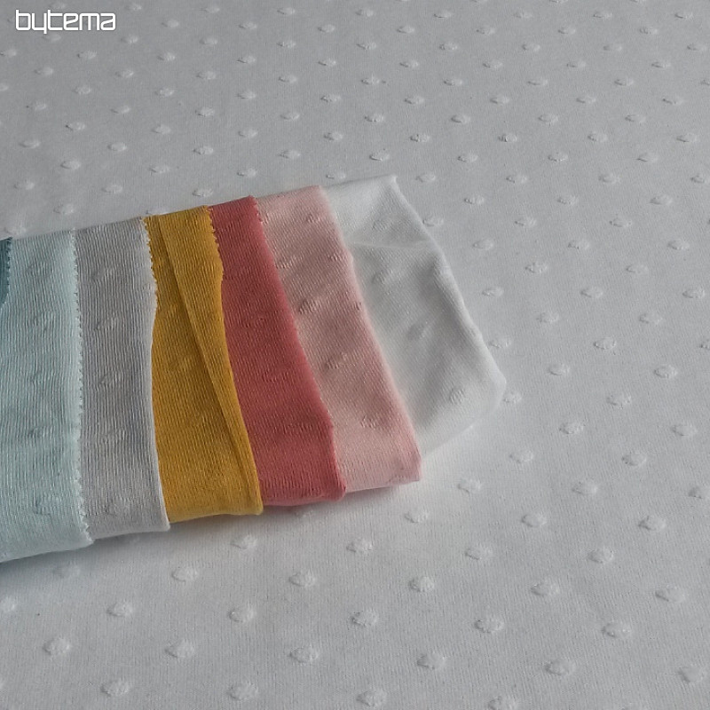 Maglia di cotone RILIEVO bianco