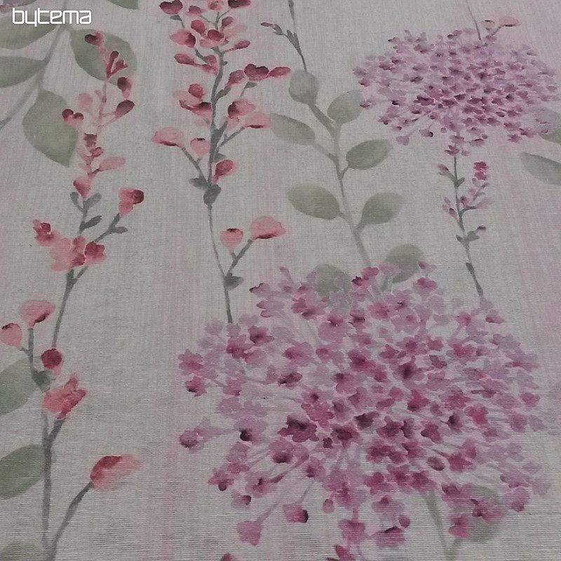 Tessuto decorativo VALQUIRA foglie 301