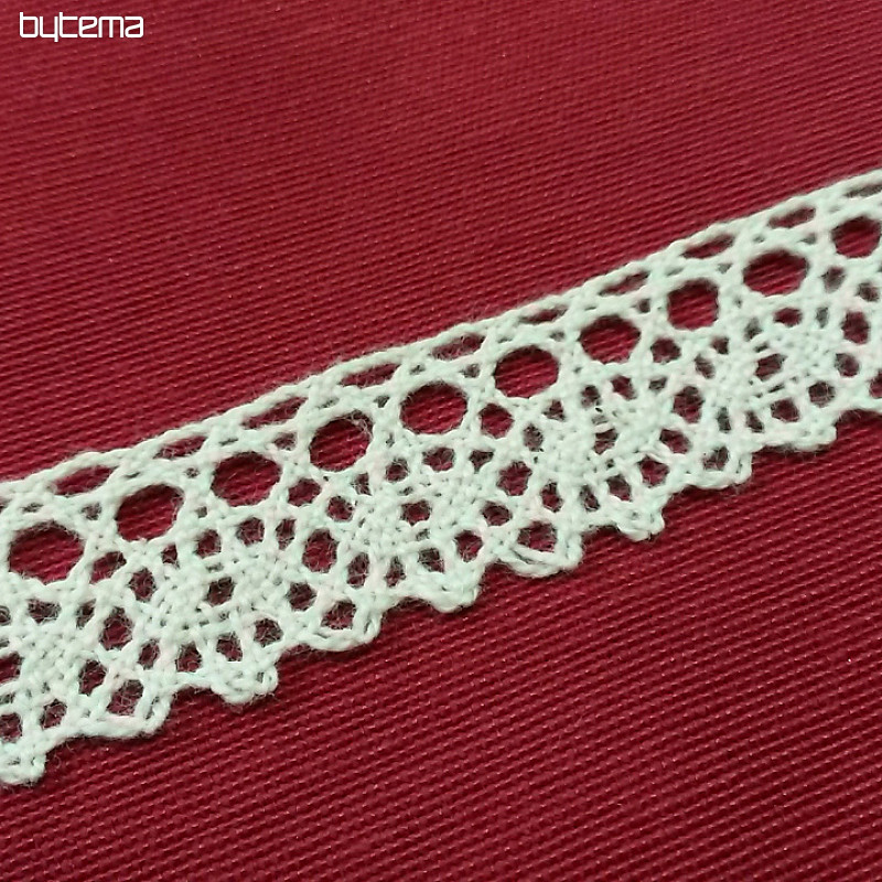 Laccio in cotone 75239 19 mm panna