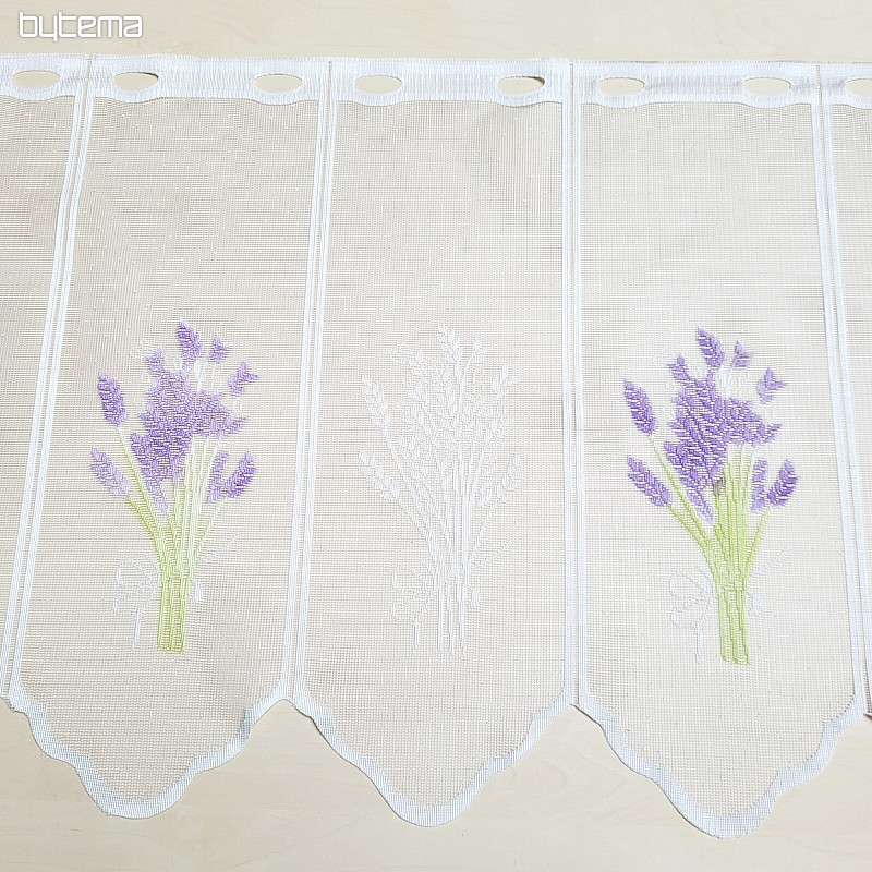 Tenda jacquard per vetrate LAVANDA