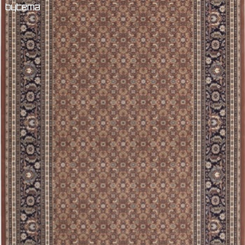 Tappeto classico in lana ORIENT fantasia all-over rosa