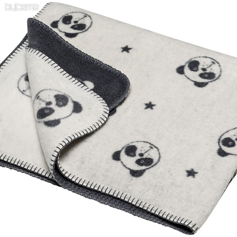 Coperta in cotone per bambini DF PANDA 100x150