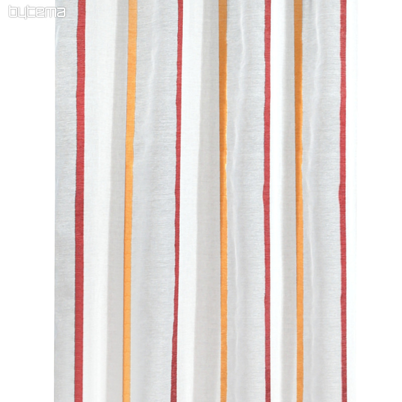 Tenda decorativa leggera MARLON arancione 135x245